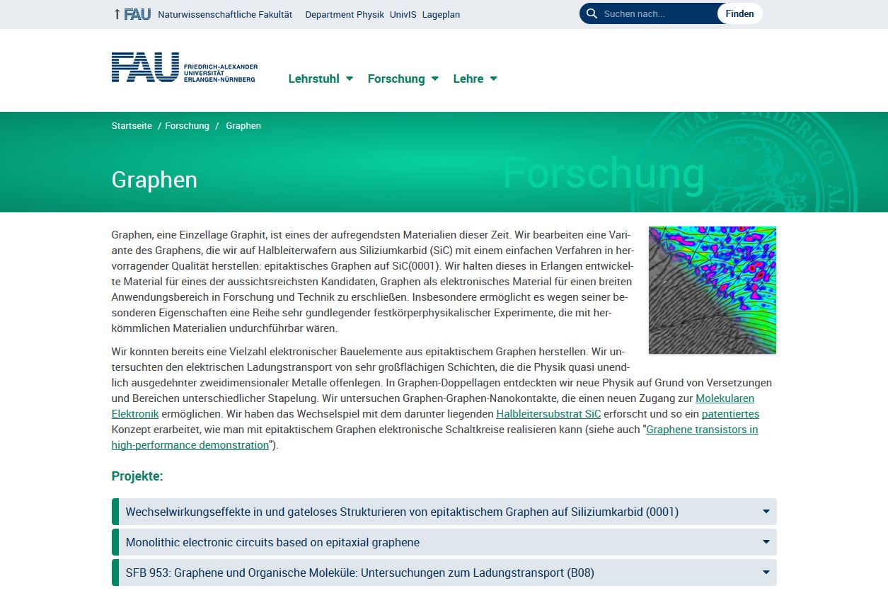 Zum Artikel "Neue Lehrstuhl-Webseite"