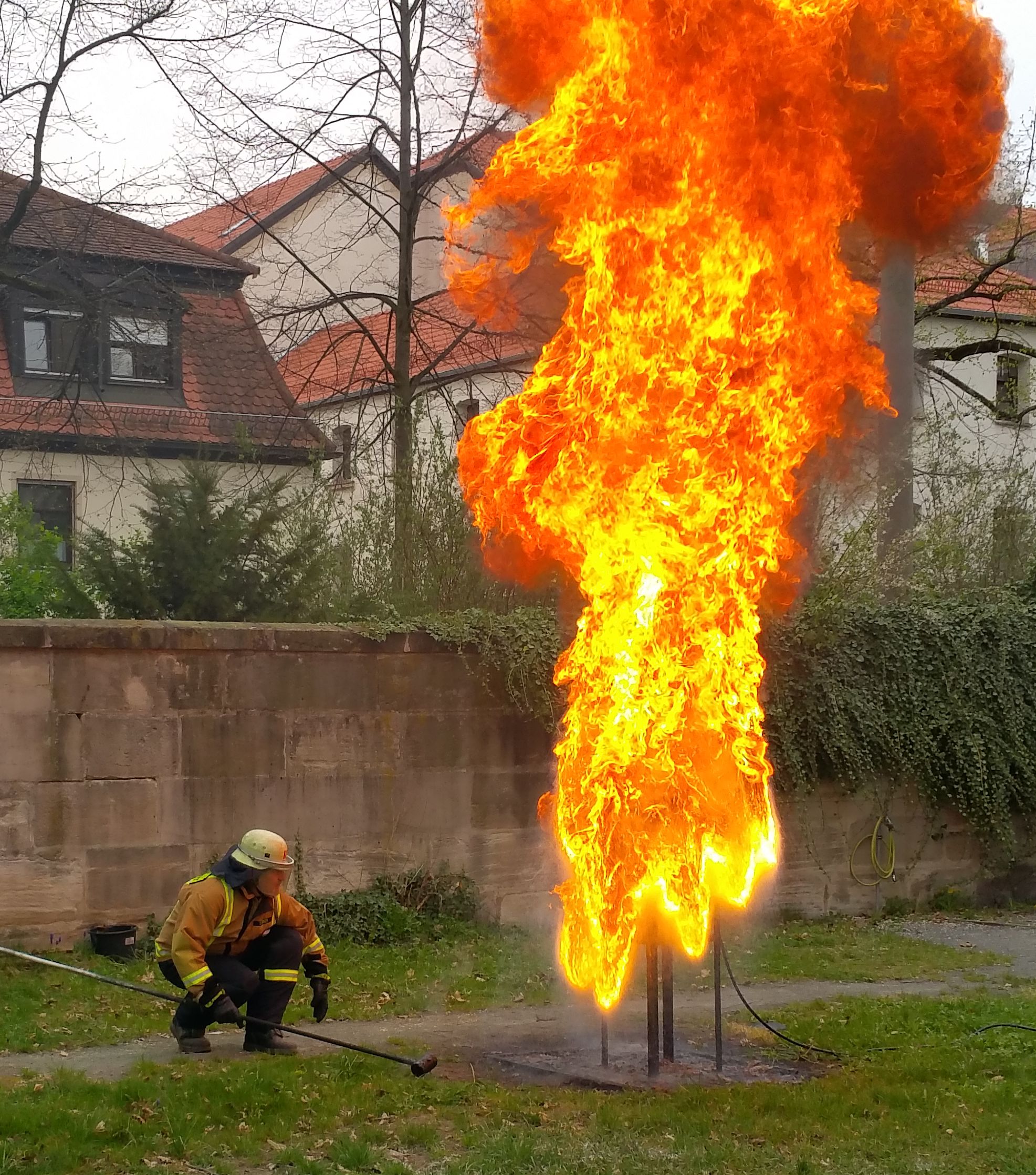 Brandschutzschulung: Fettexplosion