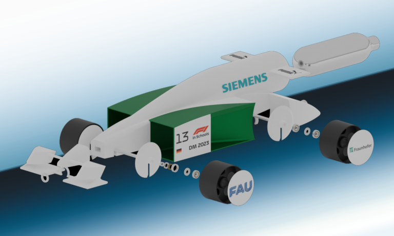 Recoil Racing ist deutscher Meister der Formel 1 in der Schule – mit Rädern gefertigt am Lehrstuhl für Angewandte Physik
